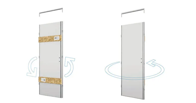Reversible flush door: what is it?