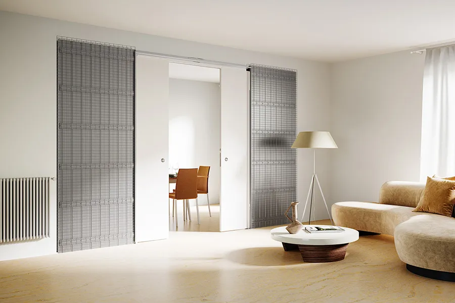 Evolution: the versatile counterframe for sliding doors with jambs