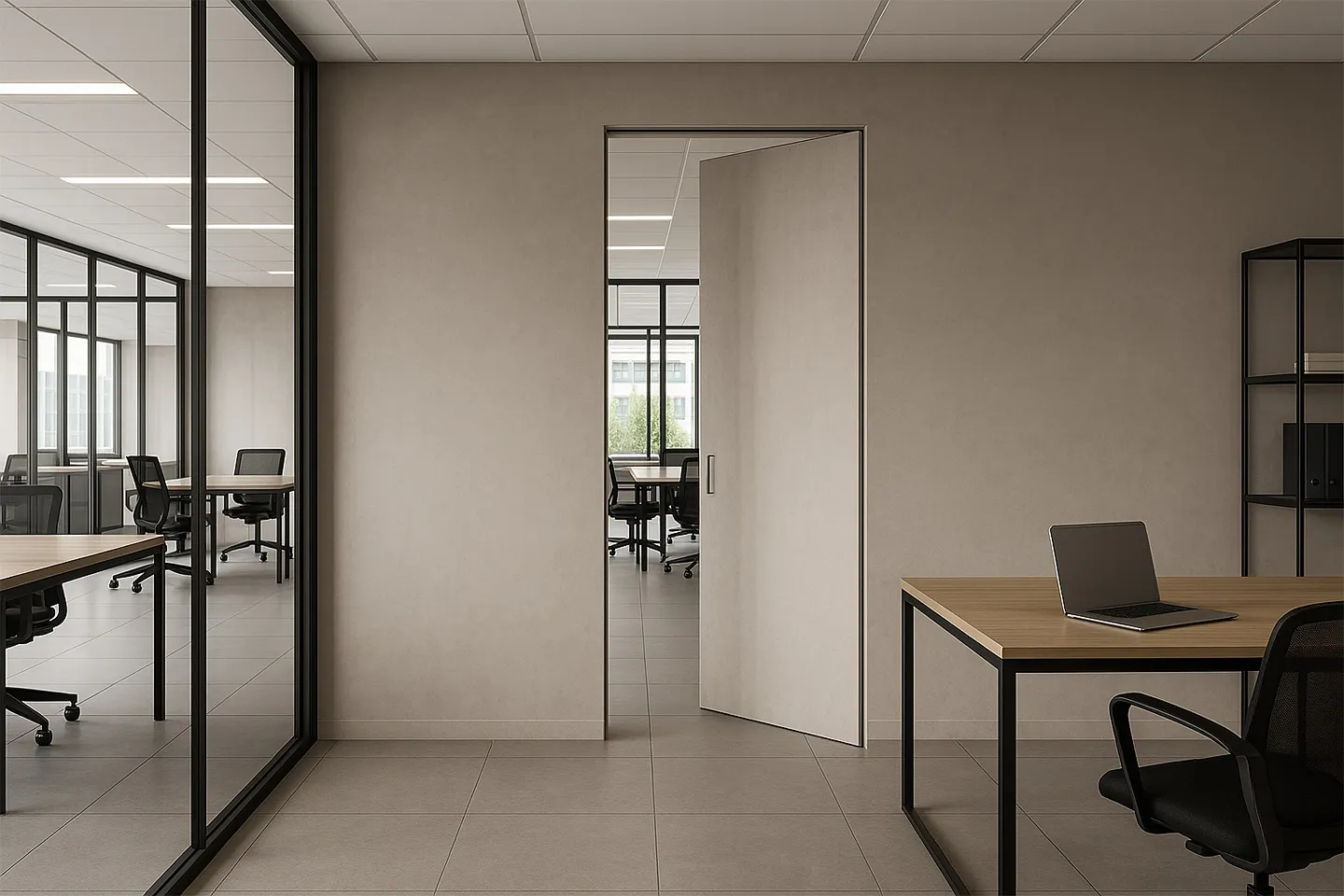Porte per ufficio: guida alla scelta per un arredo elegante e moderno