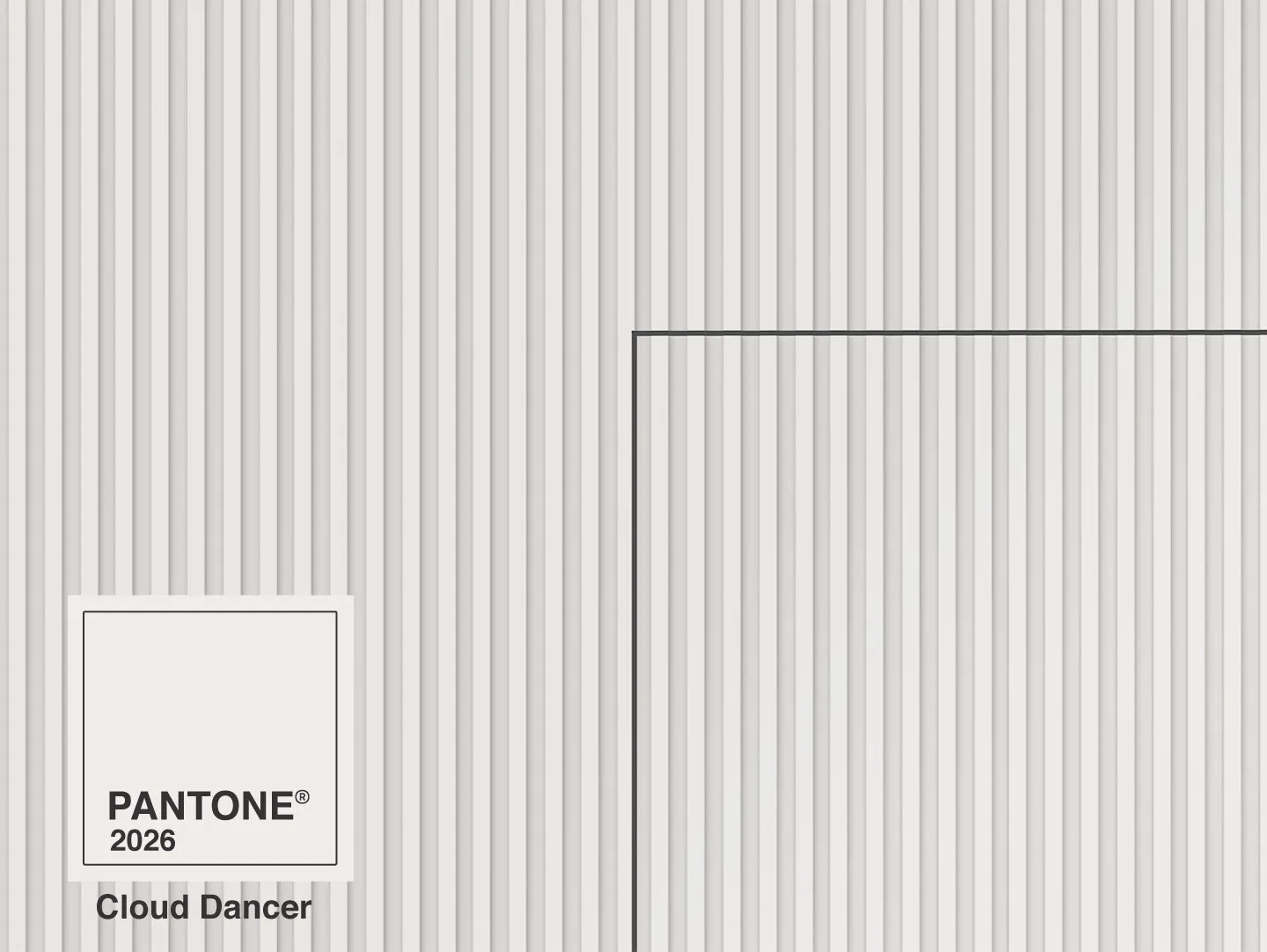 Pantone 2026 Cloud Dancer and Ermetika flush doors: light that transforms space