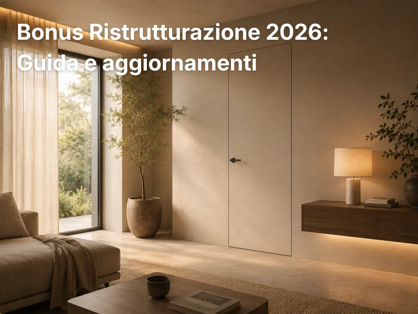 Bonus ristrutturazione 2026: guida e aggiornamenti