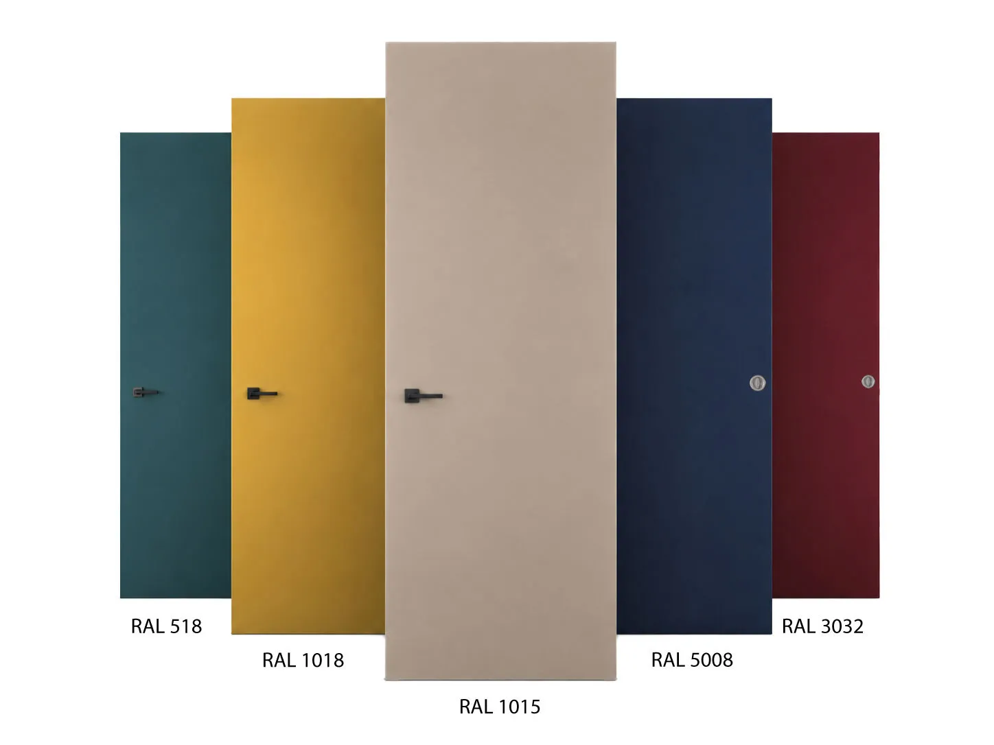 Colors for modern and classic interior doors