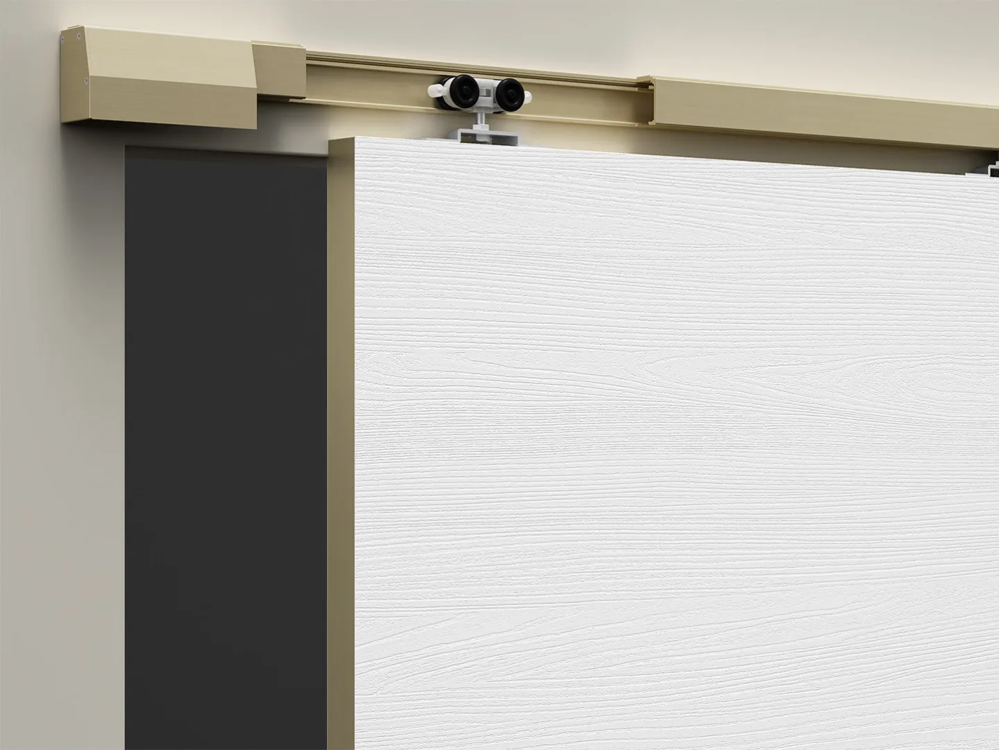 External wall-mounted sliding doors: aesthetics and functionality
