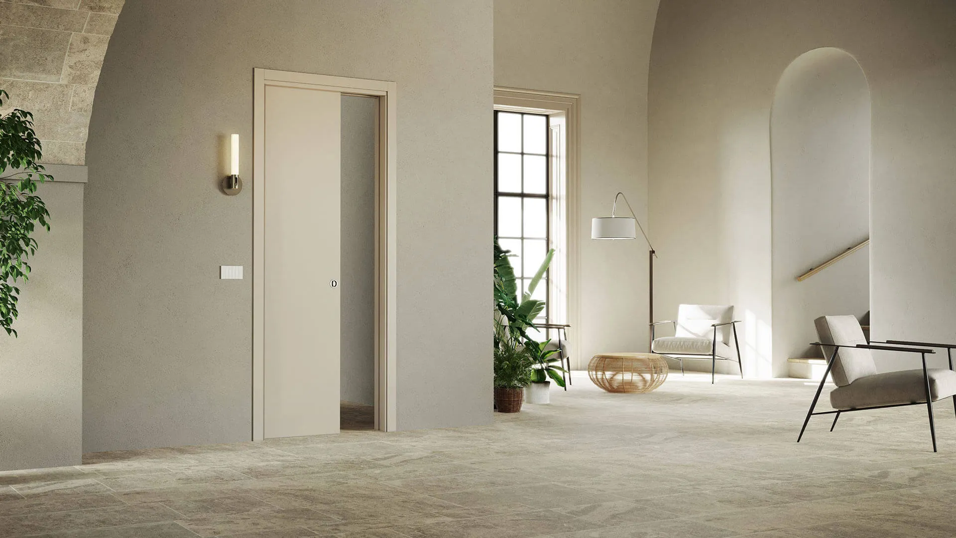 Elegant sliding pocket doors