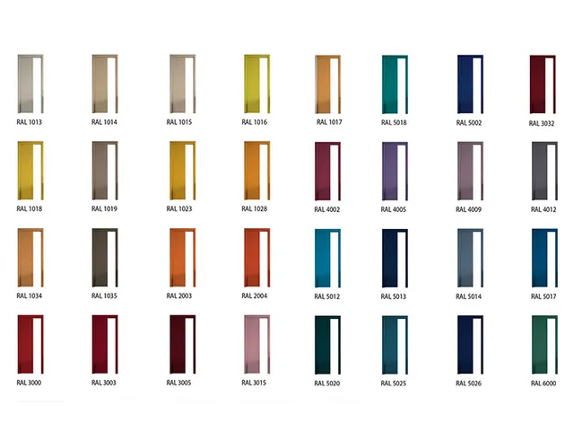Colors for modern and classic interior doors