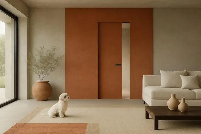 Sliding doors to maximise space