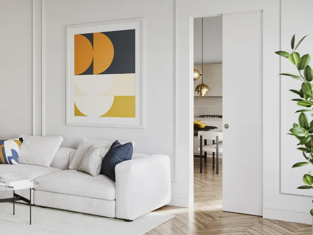 Porte filo muro per spazi ridotti: minimalismo intelligente