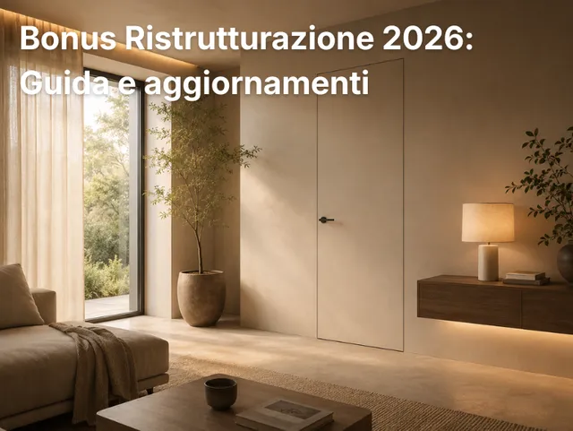 Bonus ristrutturazione 2026: guida e aggiornamenti