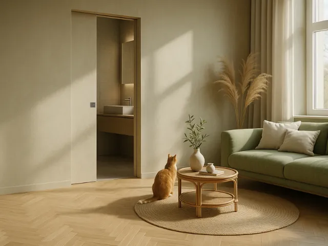 Difference between external sliding doors and pocket sliding doors