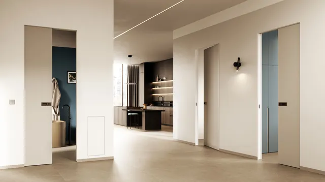 What flush doors are