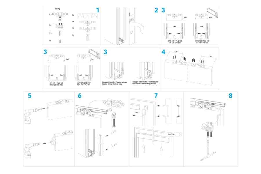 Door panel installation