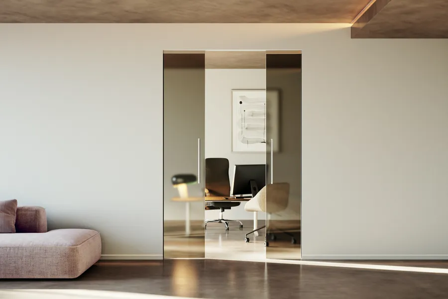 Innovazione e design: i controtelai per porte scorrevoli in vetro